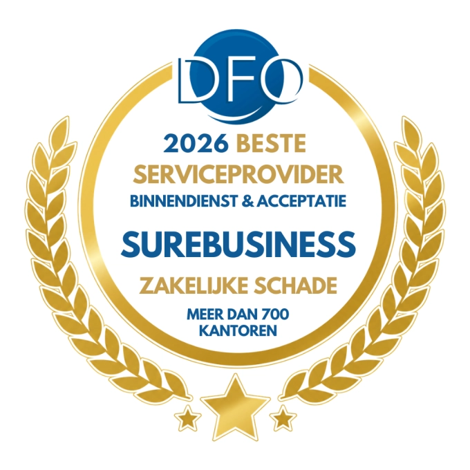 #46 SUREbusiness Beste Serviceprovider Zakelijk Schade Groot in de categorie Binnendienst & Acceptatie